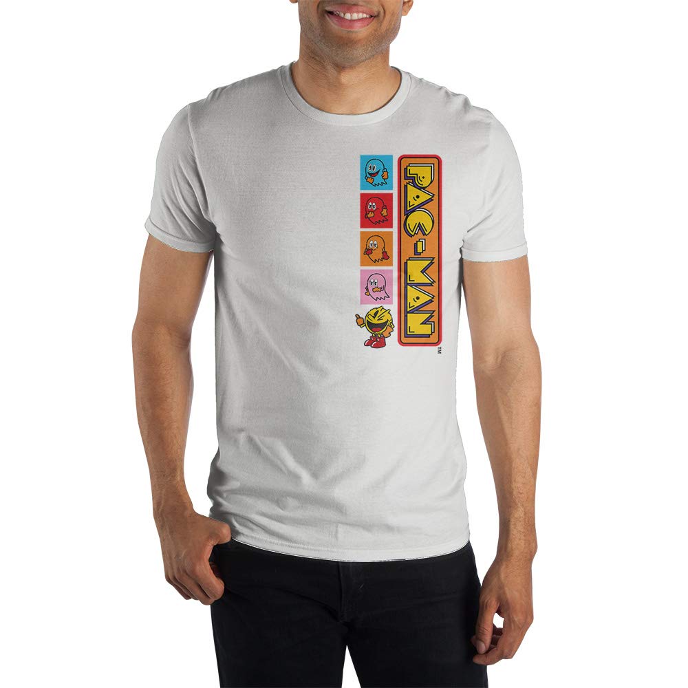 Pac-Man Arcade Game Short Sleeve T-Shirt for Men & Women - Retro Video Game Inspired Casual Tee for Gaming Fans, Cosplay & Everyday Wear