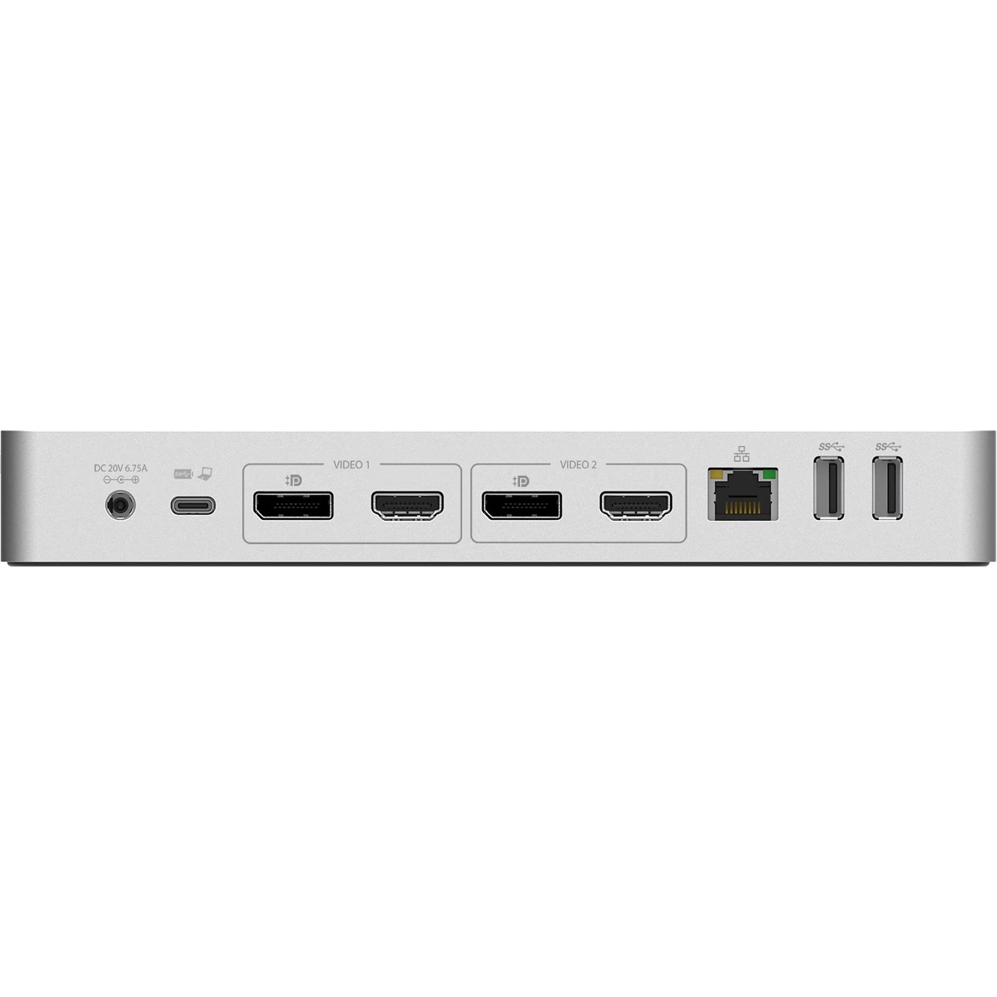 StarTech.com Universal Laptop Docking Station - Hybrid USB-C/USB-A Dock with Dual 4K DP/HDMI Ports, 60W Power Delivery - Compatible with Mac, Windows & Chrome OS - Ethernet Port Included - Perfect for Home Office & Remote Work Setup