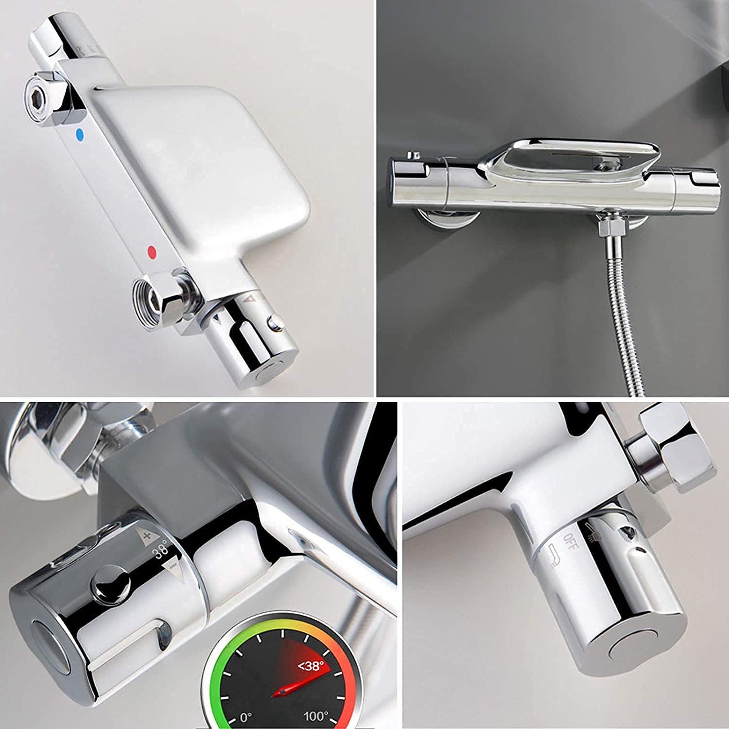 Premium Brass Bathtub Filler Mixer Tap with Waterfall Spout & Handheld Shower - Black Bathroom Faucet Set for Modern Luxury Bathing Experience | Perfect for Spa, Master Bath & Freestanding Tubs