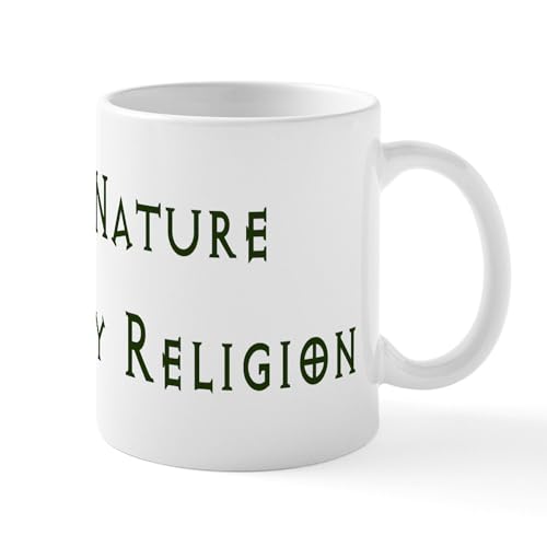 White - Nature Is My Religion Mug