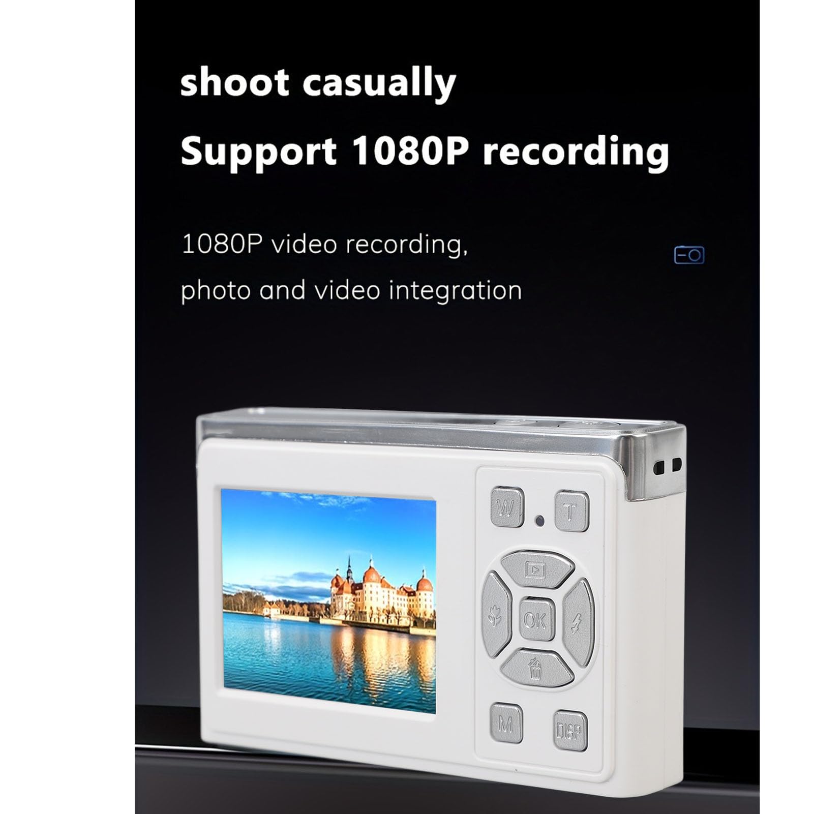 50MP Digital Point and Shoot Camera with 2.2