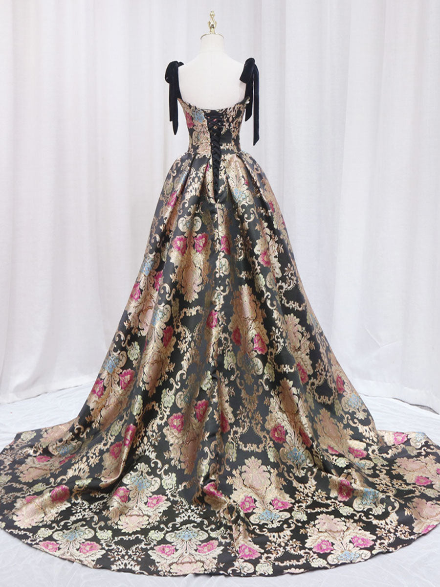 Elegant Black A-Line Satin Prom Dress - Long Formal Evening Gown for Homecoming, Wedding & Special Occasions