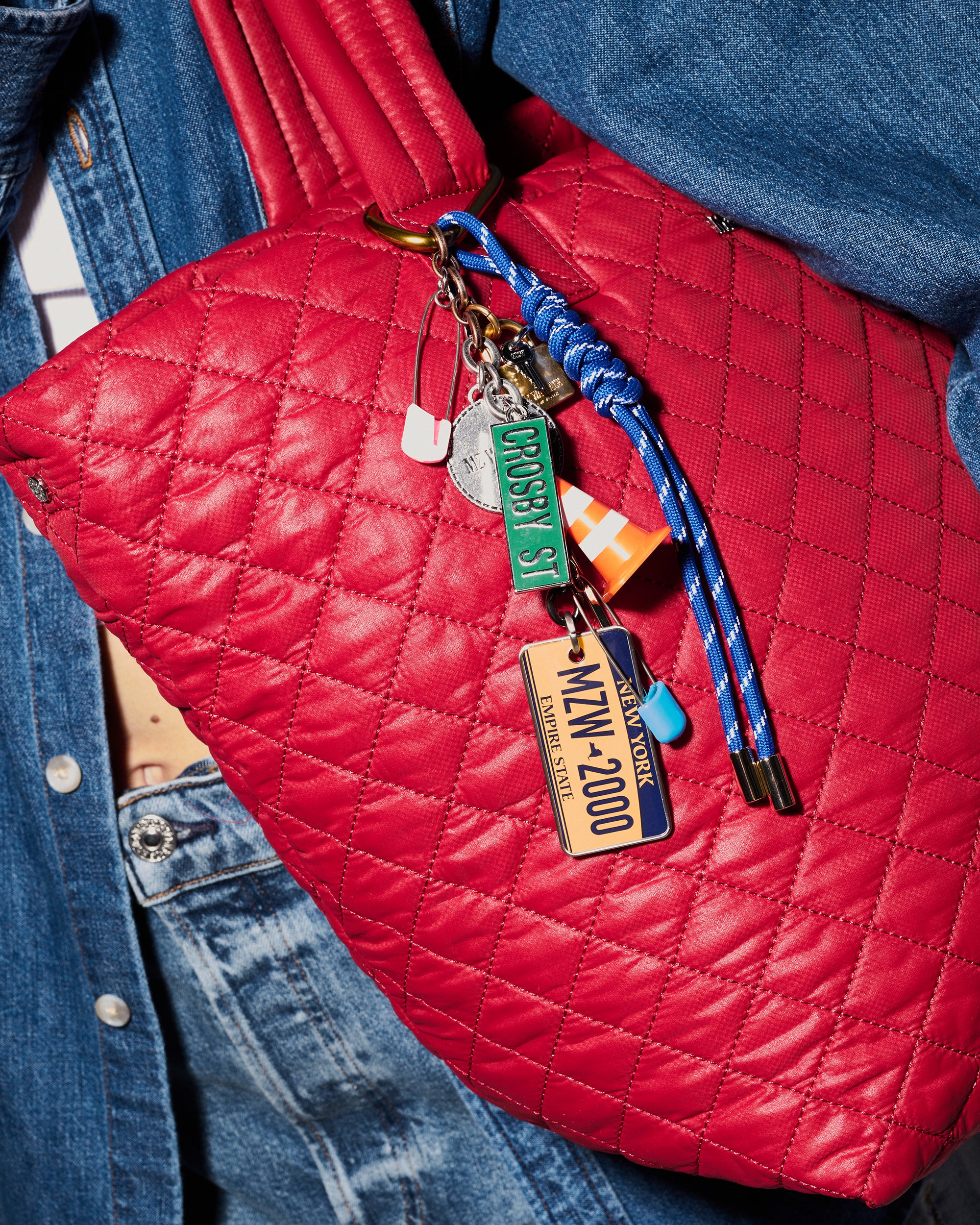 Stylish Multi-Color NYC Bag Charm - Fashion Accessory for Handbags, Backpacks & Luggage - Perfect for Travel, Gifts & Everyday Use