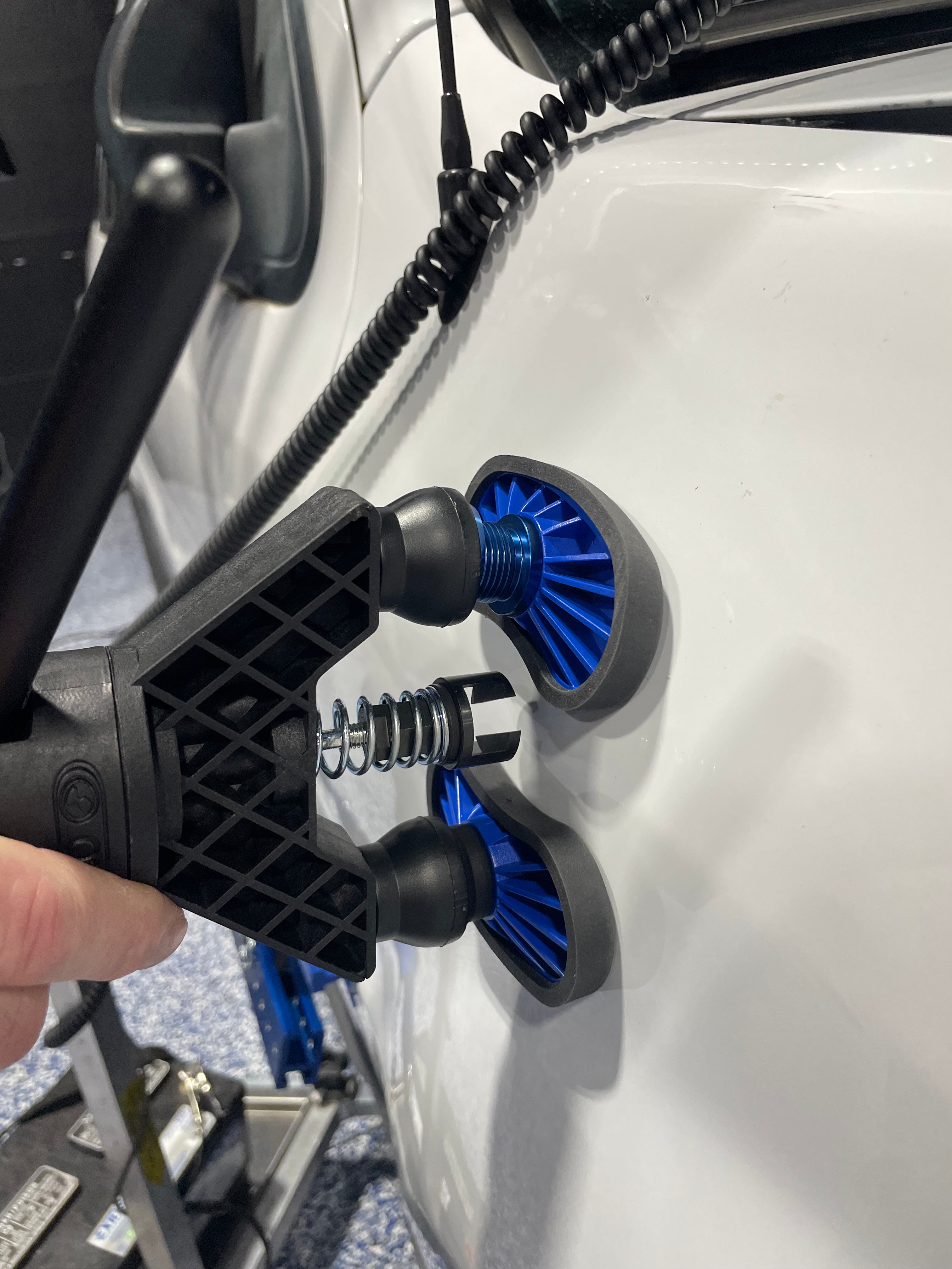Black Plague Adjustable Robo® Foot Set - Compatible with KECO Robo® Mini Lifter | Perfect for Industrial Automation & Equipment Leveling