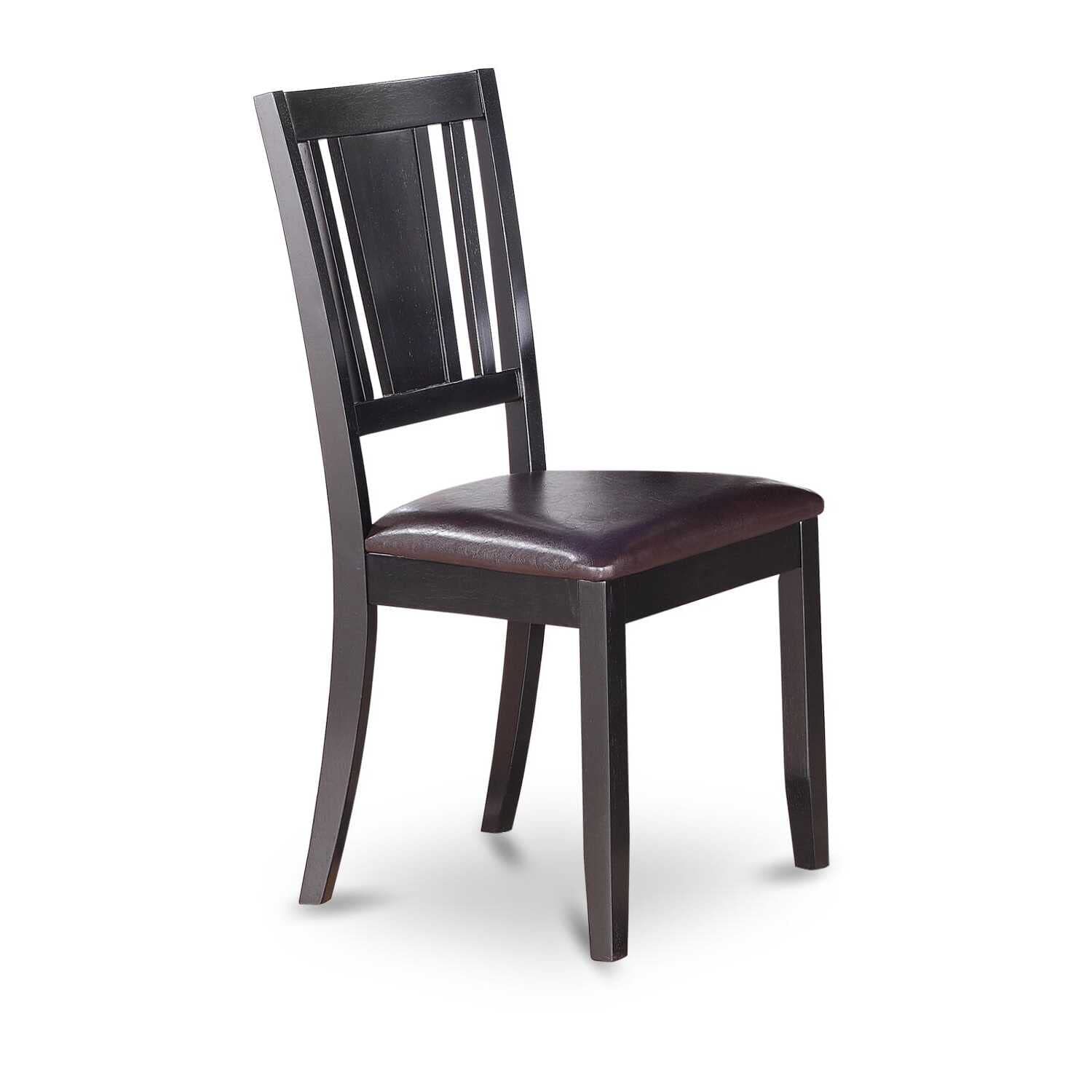 East West Furniture DULE6-BLK-LC 6-Piece Kitchen Dining Set with Table, 4 Chairs, and Bench – Perfect for Small Spaces and Family Gatherings