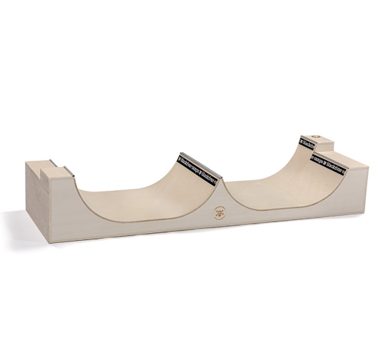 Blackriver Fingerboard Ramps - Mini Dos Spine Ramp for Tech Deck & Finger Skateboarding | Perfect for Skate Park Replicas & Indoor Play