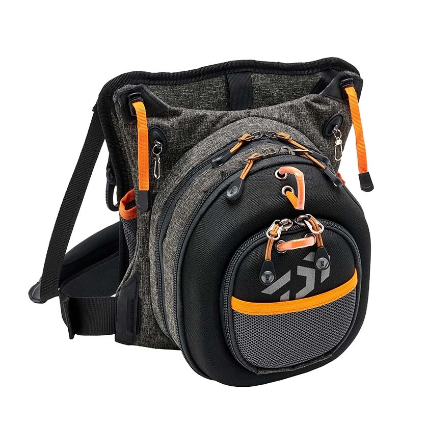 Daiwa Fishing Chest Pack - Waterproof & Lightweight Gear Organizer for Tackle, Bait & Accessories - Perfect for Fly Fishing, Kayak Fishing & Outdoor Adventures