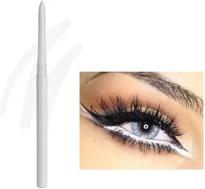 AGLEY Pro Professional Touch Smudge Proof & Waterproof White Kajal Eyeliner - Long Lasting Eye Makeup for Sensitive Eyes, Perfect for Daily Wear & Special Occasions