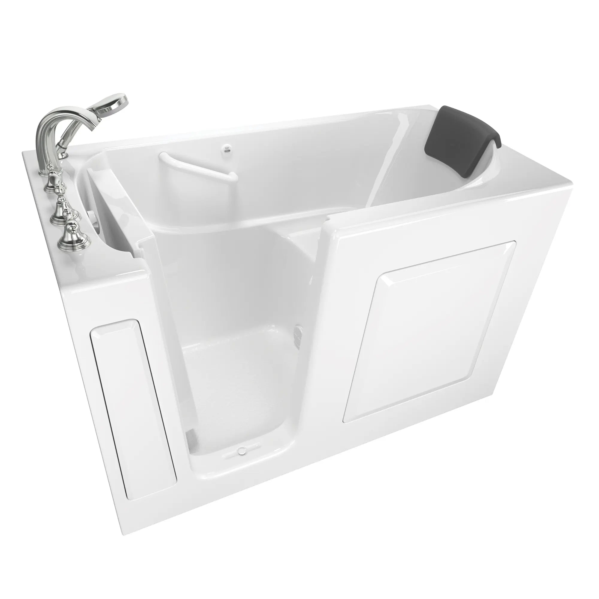 Premium 30 x 60 Inch Gelcoat Walk-In Bathtub with Soaker System - Left Hand Drain & Faucet - Ideal for Elderly & Mobility Assistance, Spa-Like Relaxation at Home