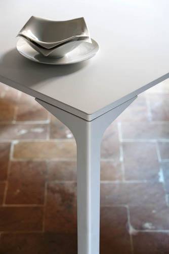 Midj Armando Modern Dining Table - Solid Wood Kitchen Table for 6 - Perfect for Family Dinners & Entertaining Guests