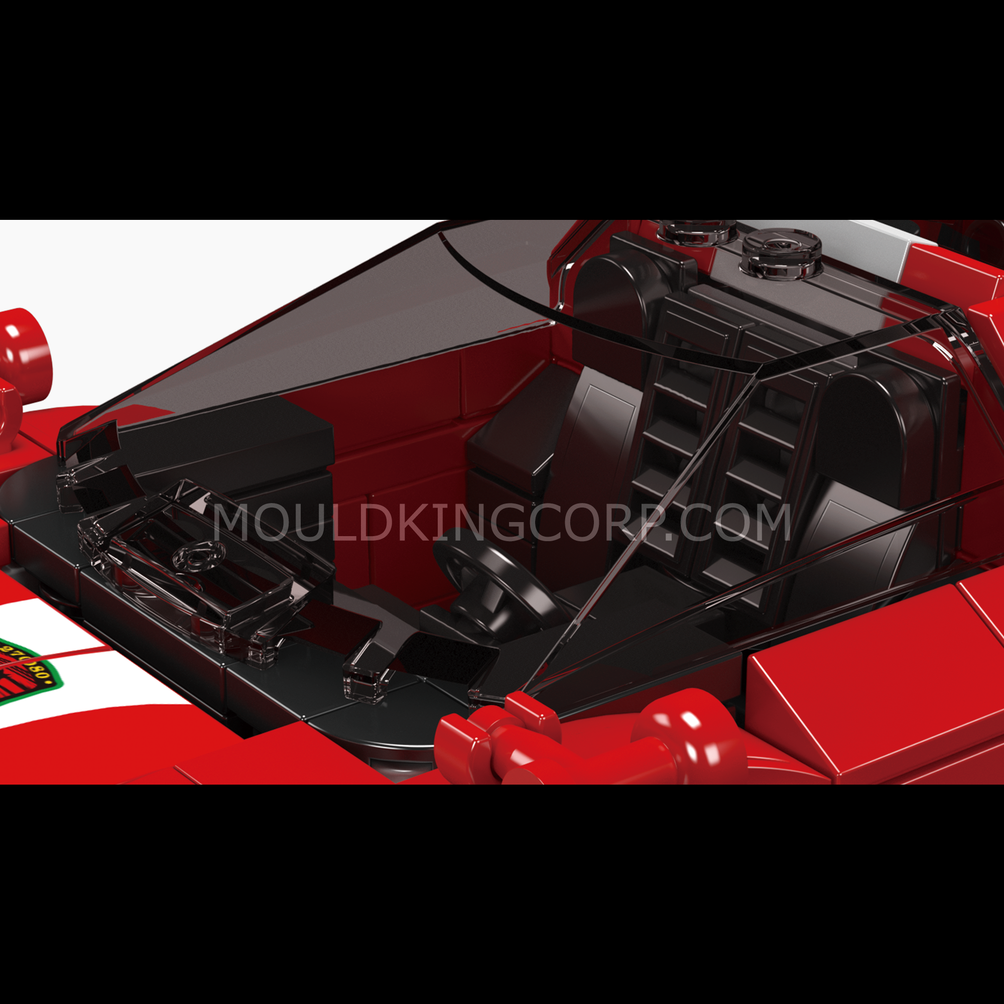 Mould King 27080 FXX Supercar Model Building Kit - 433 Piece Race Car Construction Set for Adults & Teens | DIY Sports Car Toy for Display, Gift, or Collection