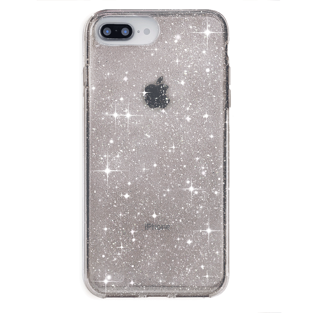 Sparkle Grey Stardust Glitter iPhone Case - Protective & Stylish Phone Cover for iPhone 13/14/15 Pro Max - Perfect for Parties, Events & Everyday Glam