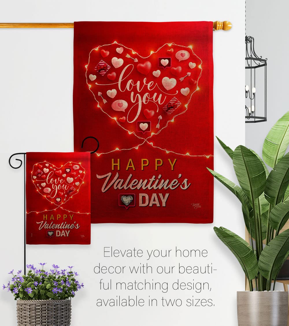 Love Garden Flag - Valentine's Day Decor for Home & Yard