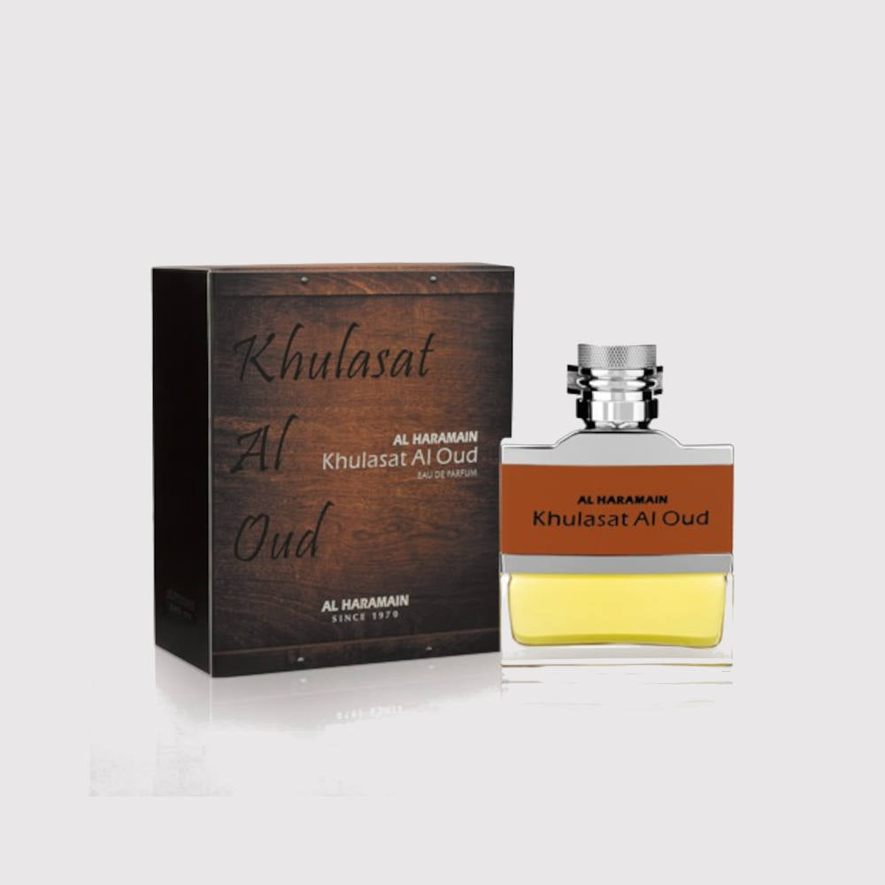Khulasat Al Oud Eau de Parfum 100ml - Premium Arabian Oud Perfume for Men & Women - Perfect for Evening Events, Romantic Dates & Special Occasions