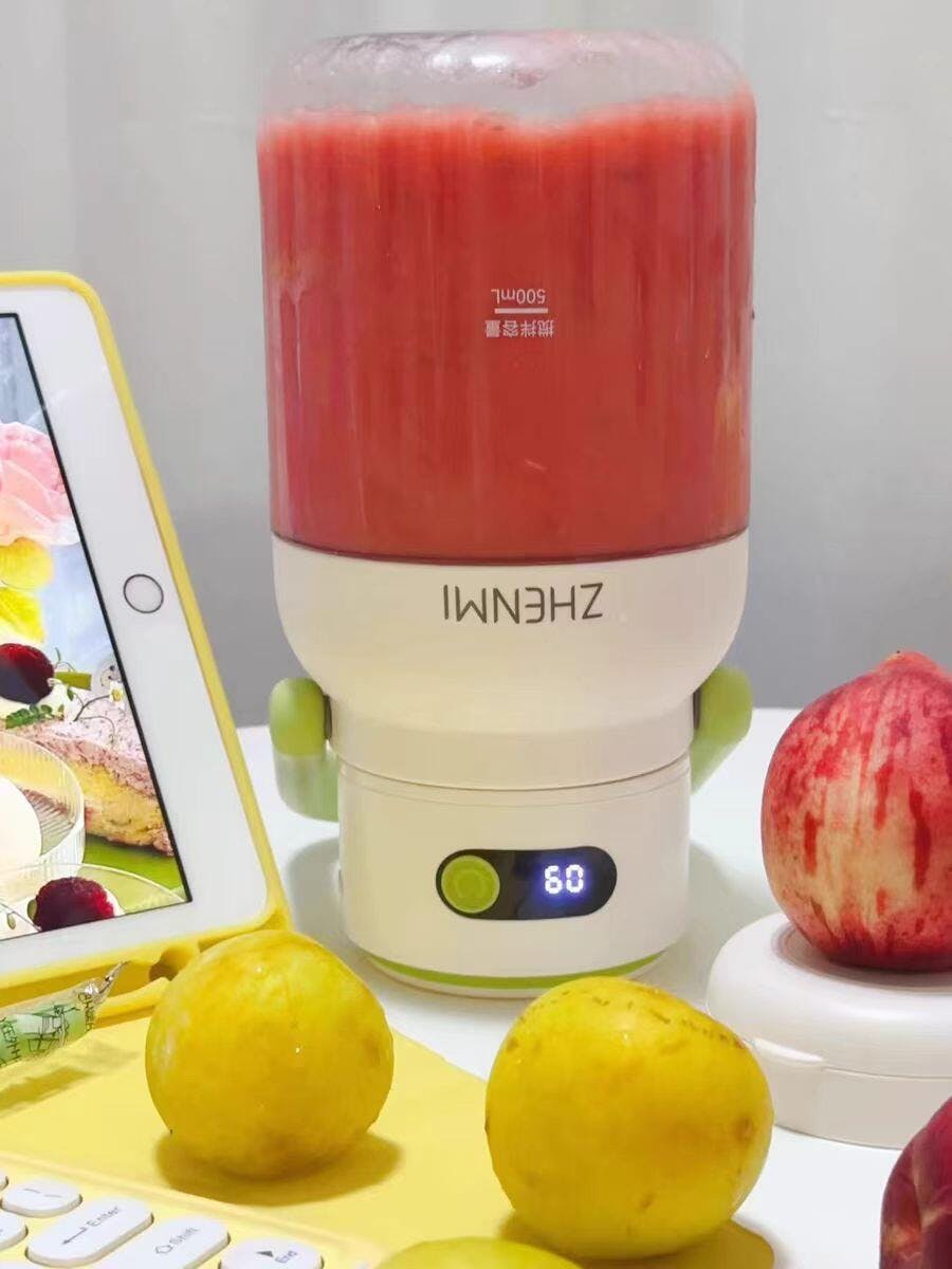 Milex Portable Travel Blender - Mini USB Rechargeable Smoothie Maker for Shakes, Juices & Protein Drinks - Perfect for Gym, Office, Camping & On-the-Go Lifestyle