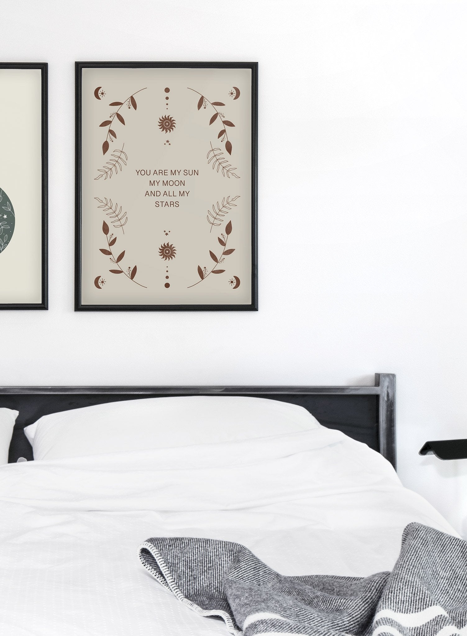 Celestial Love Poster - Romantic Starry Sky Wall Art for Bedroom, Living Room & Office Decor - Perfect for Couples, Home & Gift Ideas