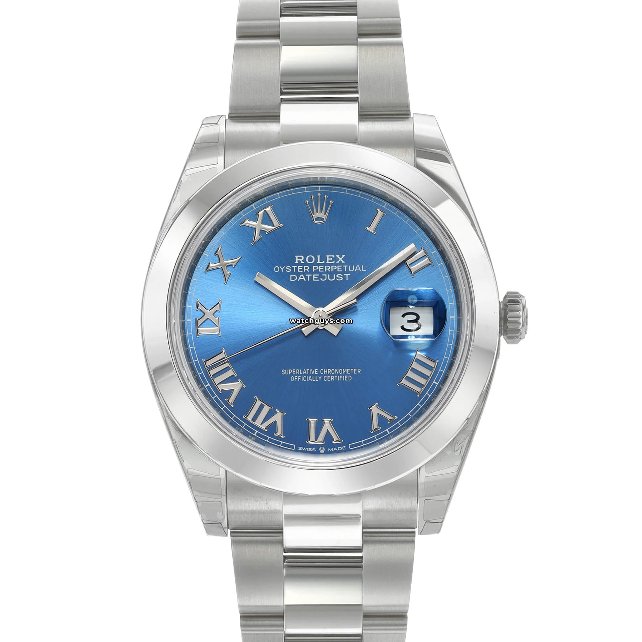 Rolex Datejust 126300 Stainless Steel Watch - Luxury Automatic Men's Timepiece for Business, Wedding & Formal Occasions