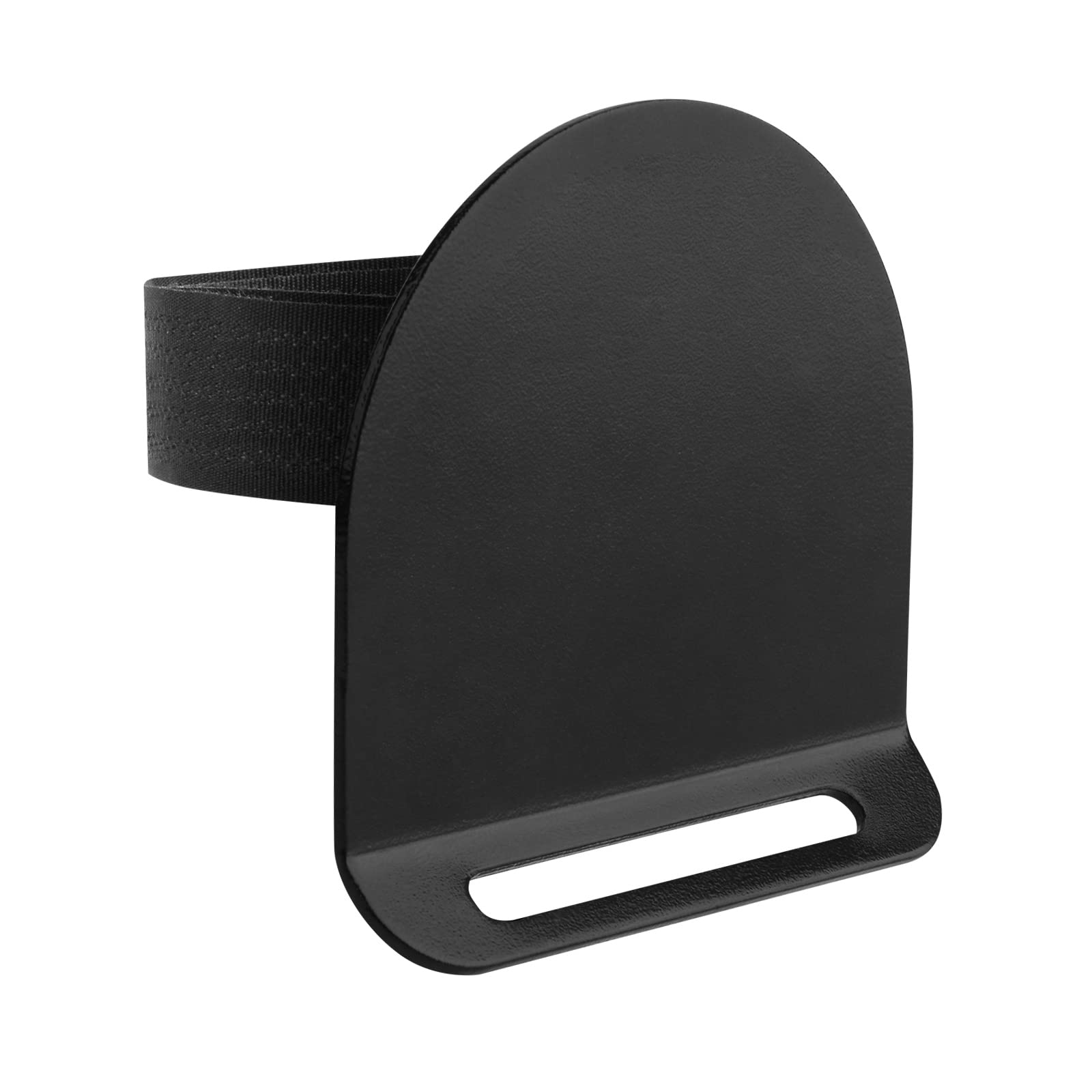 Magnetic Golf Bag Landing Pad - Secure Holder for Magnetic Golf Accessories Like Rangefinders & Towels | Durable Metal Clip with 2 Hook & Loop Straps | Perfect for Golf Course & Driving Range Use
