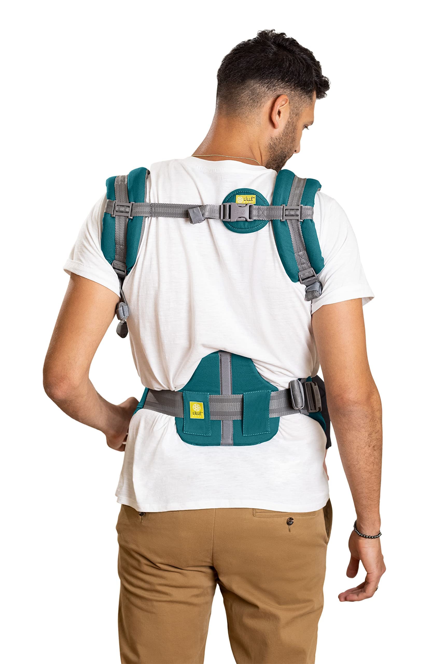 LÍLLÉbaby Complete Airflow Ergonomic 6-in-1 Baby Carrier for Newborn to Toddler (7-45 lbs) - Adjustable Lumbar Support, 360° Carrying Positions, Breathable Mesh - Pacific Coast | Perfect for Hiking, Shopping & Hands-Free Parenting