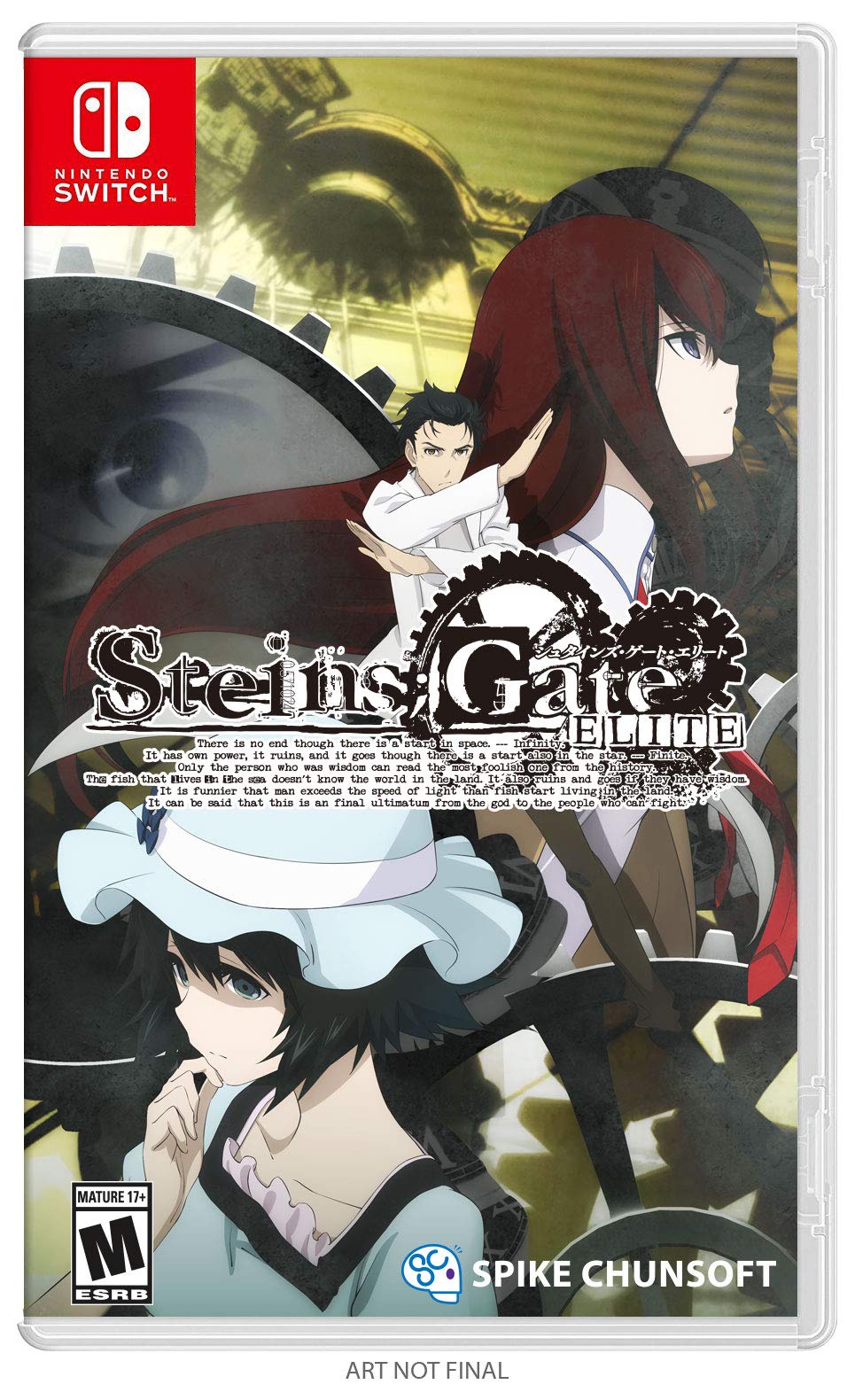 STEINS;GATE ELITE - Nintendo Switch Game | Sci-Fi Visual Novel Adventure | Perfect for Anime Fans & Story-Driven Gamers | Play at Home or On-The-Go