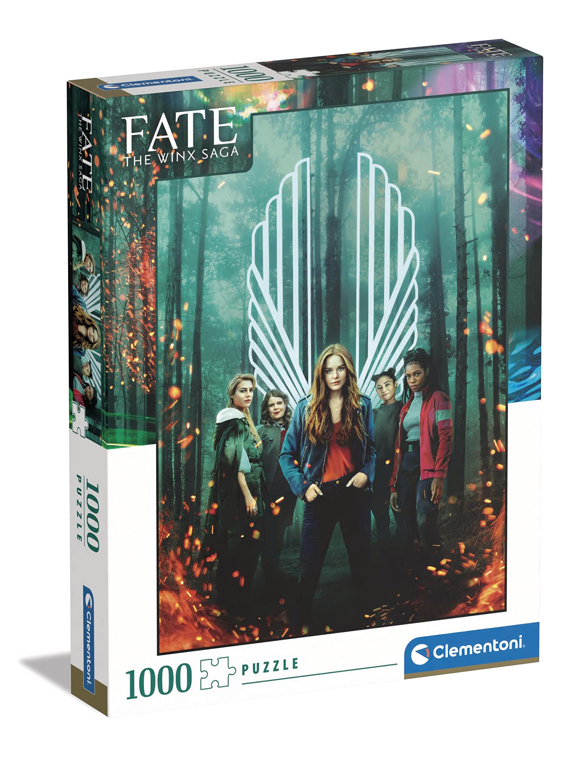 Clementoni 1000-Piece Puzzle - Fate: The Winx Saga Netflix Series - Adult Jigsaw Puzzle for Entertainment - Made in Italy - Perfect for Relaxation, Home Decor & Gift Giving