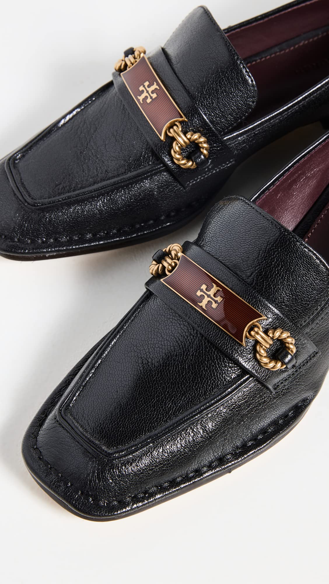 Tory Burch Women's Perrine Loafers - Comfortable Slip-On Shoes for Women, Casual & Office Wear, Leather Flats with Cushioned Insole - Perfect for Work, Travel & Everyday Outfits