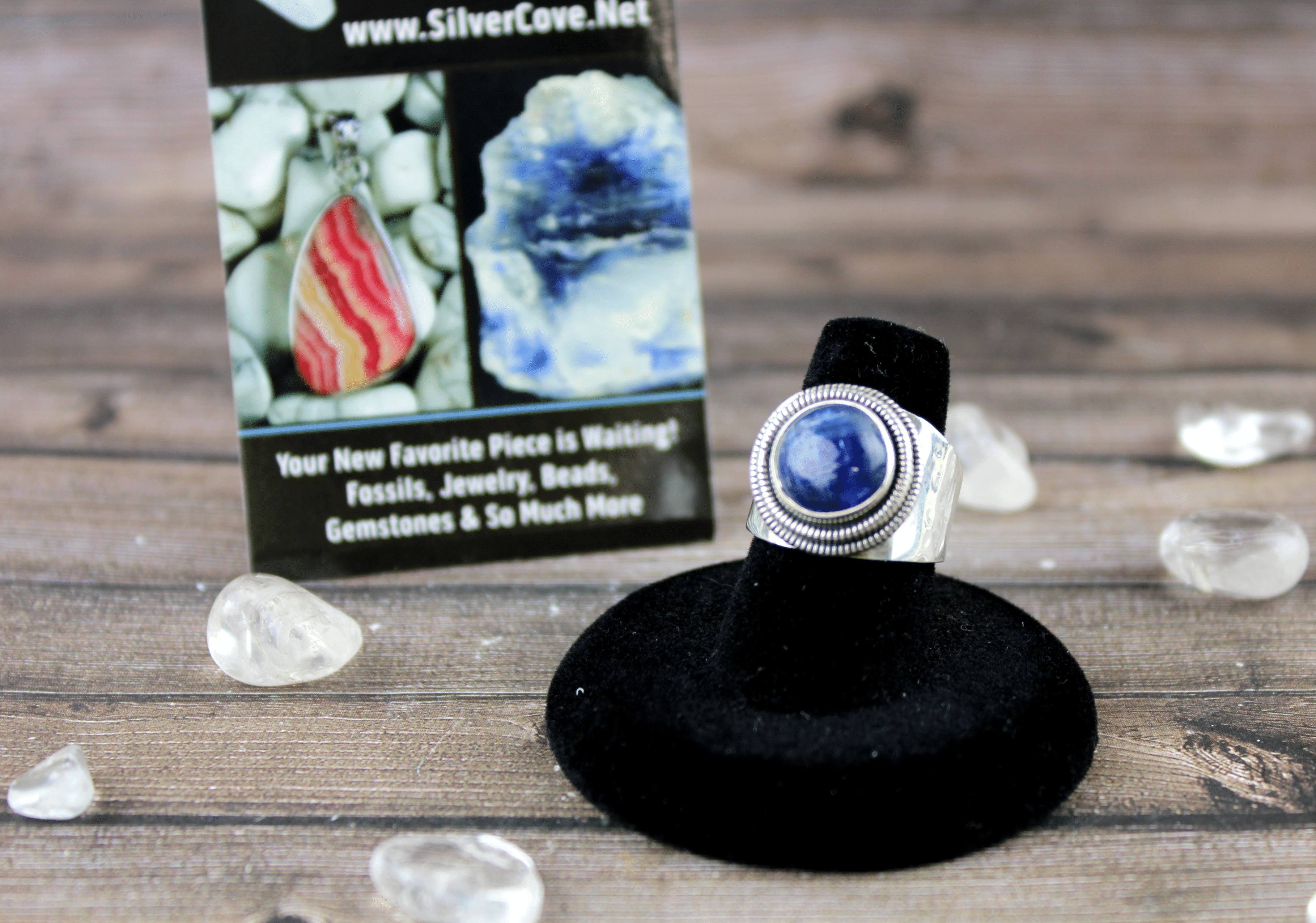 Blue Kyanite Ring Size 7 - Natural Healing Stone Jewelry for Women - Perfect for Meditation, Energy Balancing & Everyday Wear