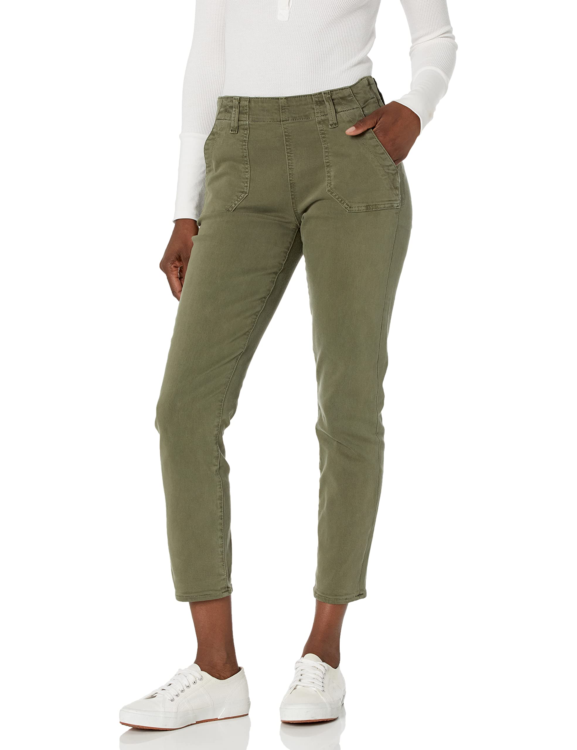 PAIGE Women's Mayslie Joggers - Soft High Waisted Lounge Pants for Yoga, Running & Casual Wear