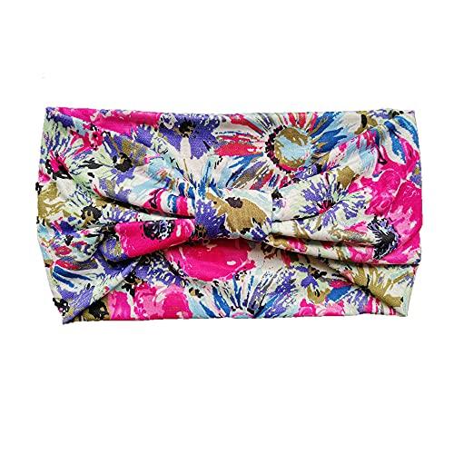 Non-Slip Yoga Headbands for Women - 5 Pack Stretchy Hair Accessories for Workouts, Running & Fitness - Cute & Comfortable Head Wraps for Active Lifestyles