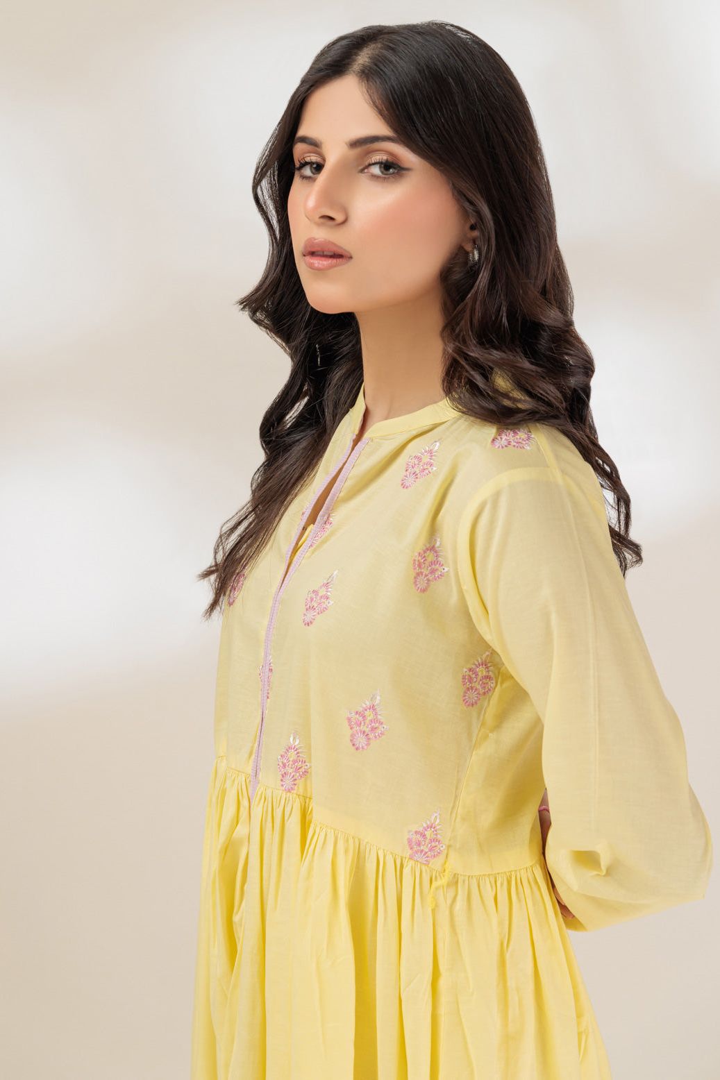 Premium Cambric Yellow 2-Piece Stitched Suit for Men - Formal Office Wear & Special Occasions | Bonanza