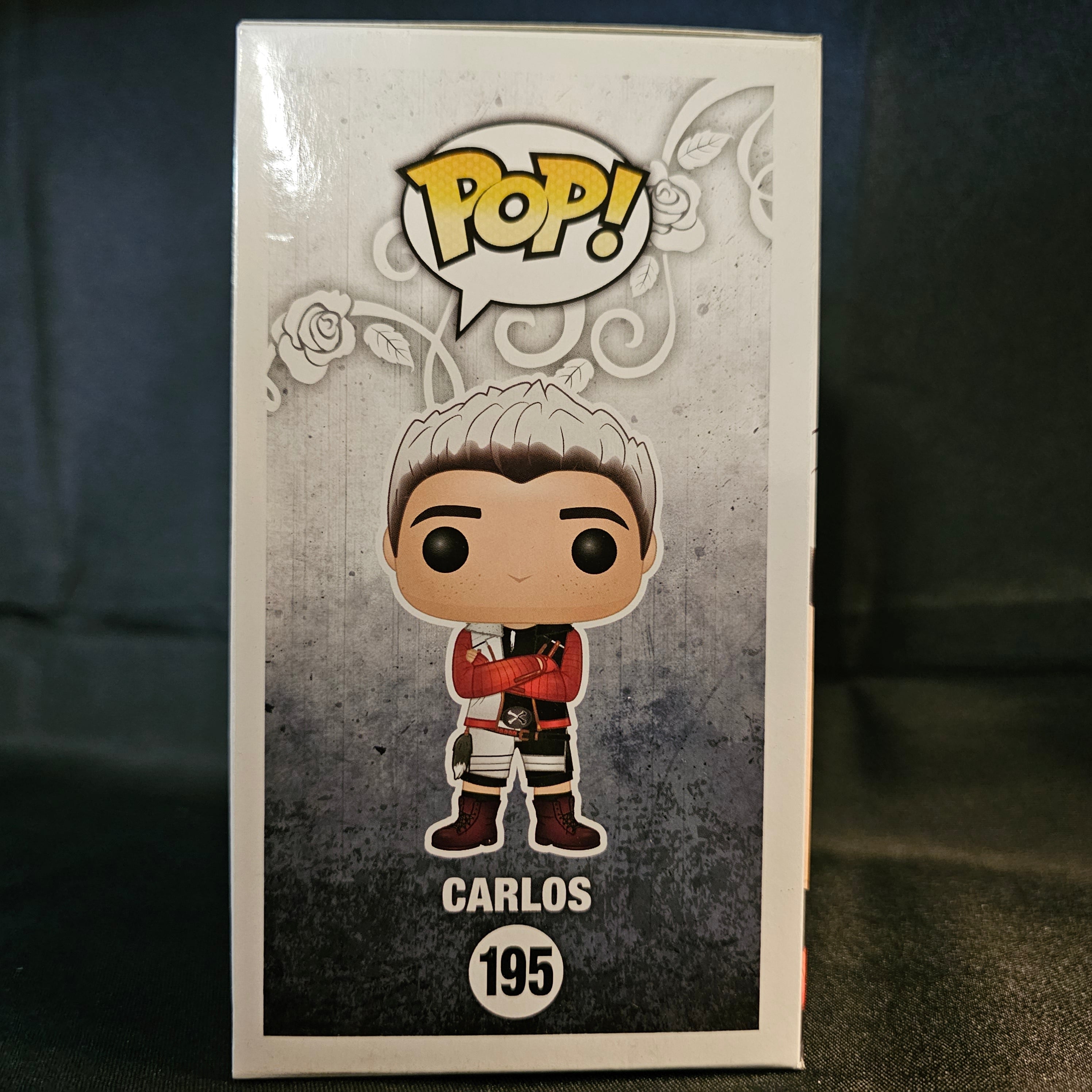 Disney Descendants Carlos Pop! Vinyl Figure #195 - Collectible Doll for Kids & Fans | Perfect for Display, Gifts, and Movie-Themed Decor