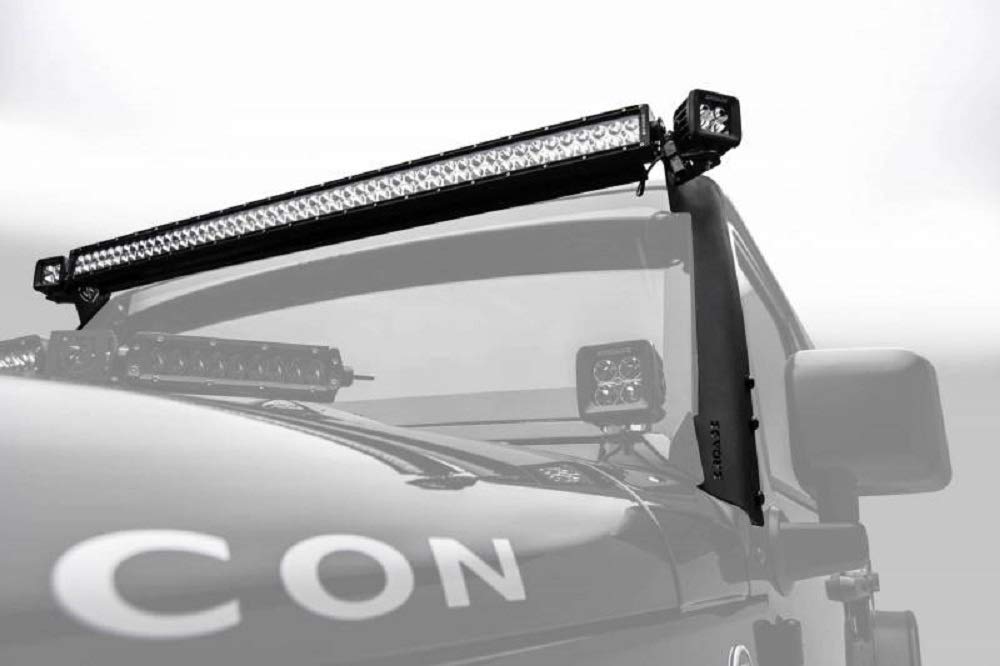2007-2018 Jeep Wrangler JK JKU 50/52 Inch Straight LED Light Bar - Z374811 | Off-Road Lighting for Trail, Rock Crawling & Night Driving