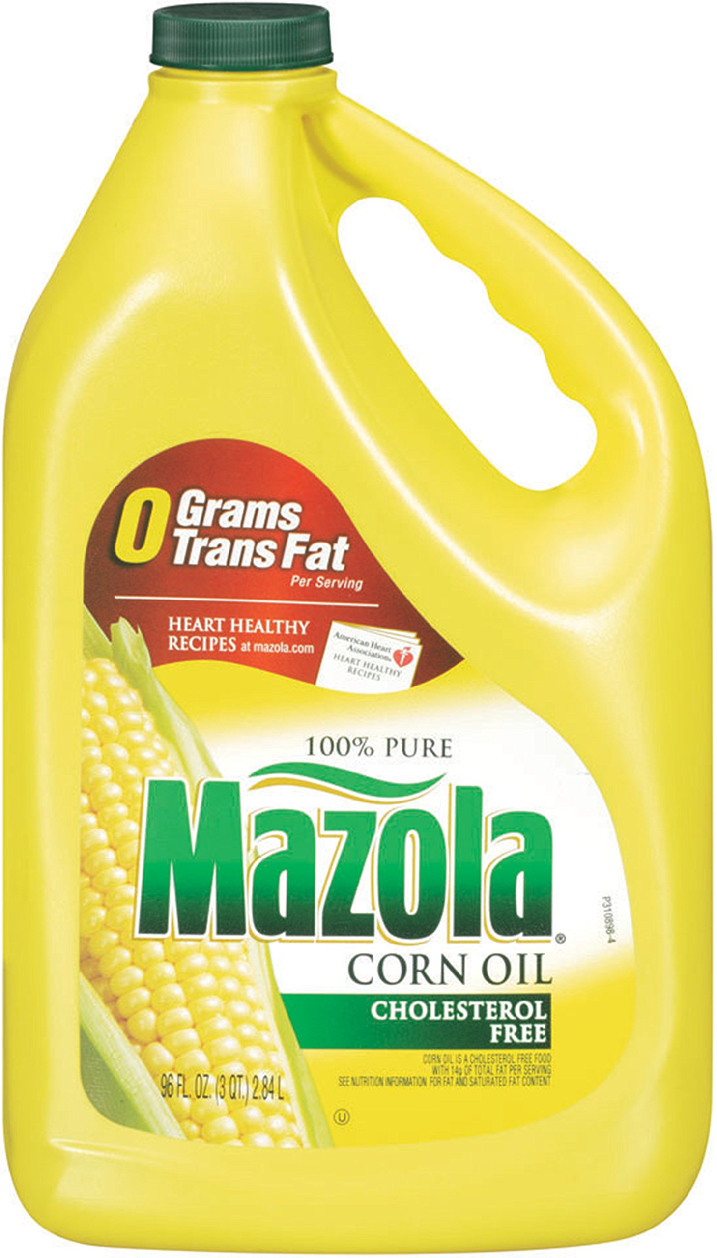 Mazola Pure Corn Oil - 96 oz (2.84L) Bottle for Cooking, Frying & Baking - Healthy, Non-GMO, Cholesterol-Free Kitchen Essential