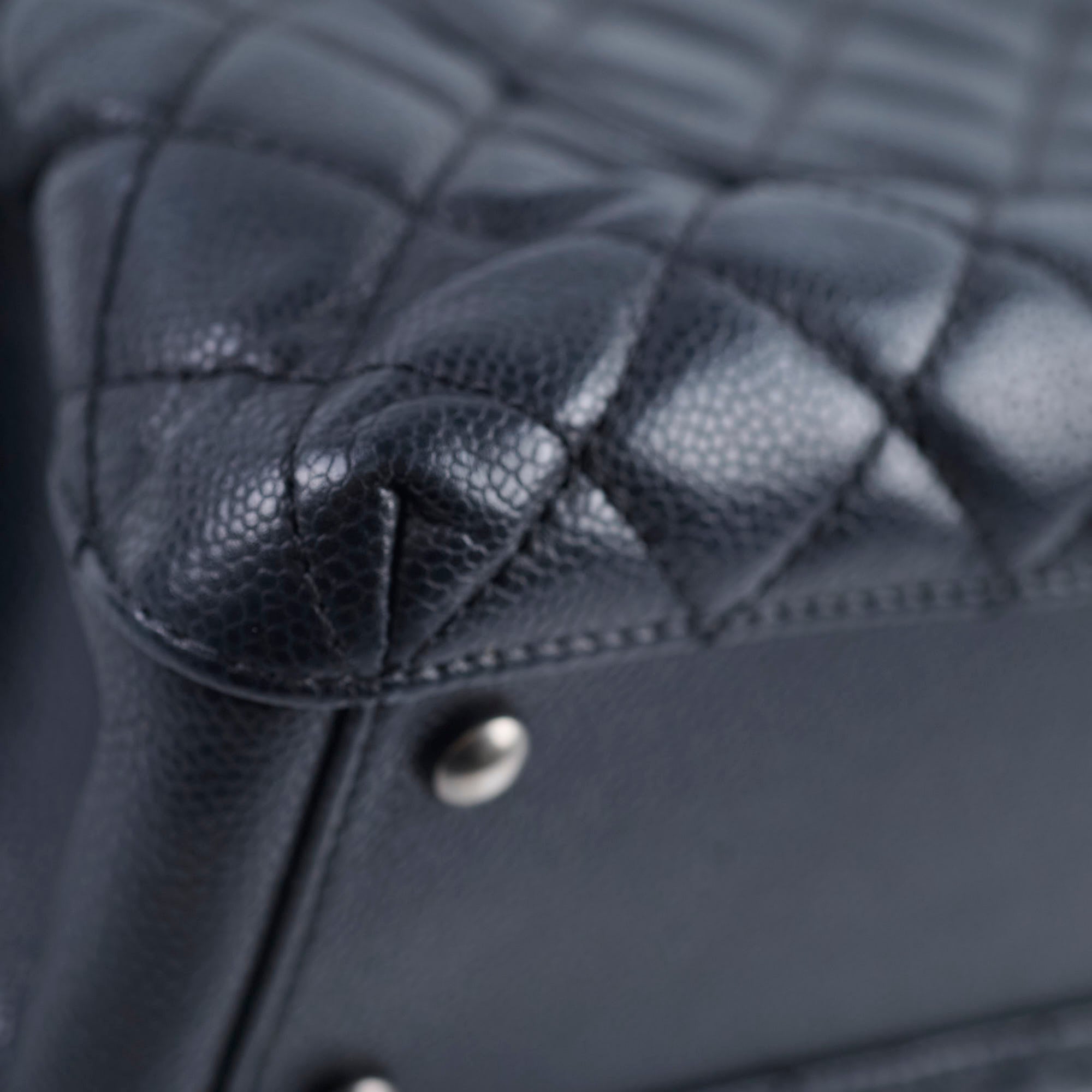 Chanel Caviar Leather City Shopping Tote Bag - Black (2023 Collection) | Luxury Designer Handbag for Women, Work & Travel