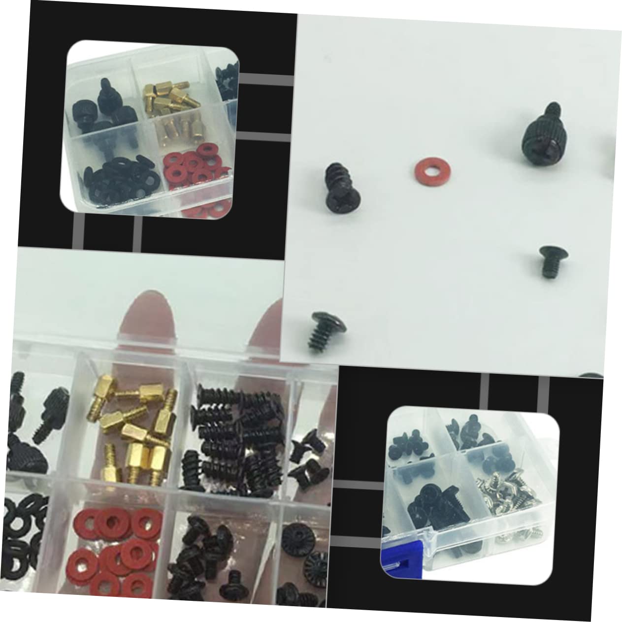 ULTECHNOVO 114pcs Computer Case Screw Kit - Tiny Screw Set for PC Building & Repair - Perfect for DIY PC Assembly, Laptop Upgrades & Electronics Projects
