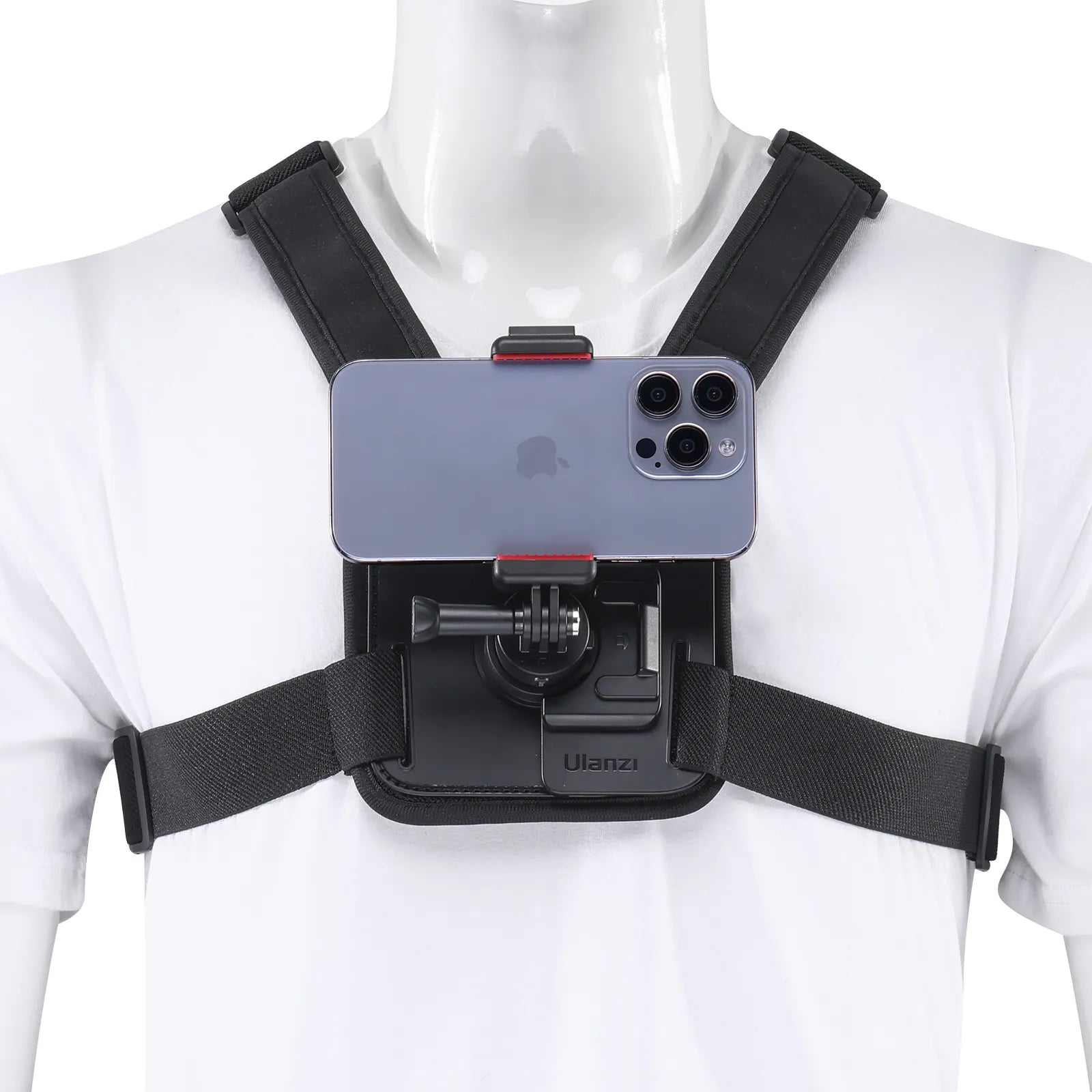 Ulanzi CM028 Go Quick II Magnetic Action Camera Body Mount Harness for GoPro Hero 11/10/9/8/7 - Secure & Adjustable Chest Mount for Outdoor Sports, Vlogging, and Adventure Filming