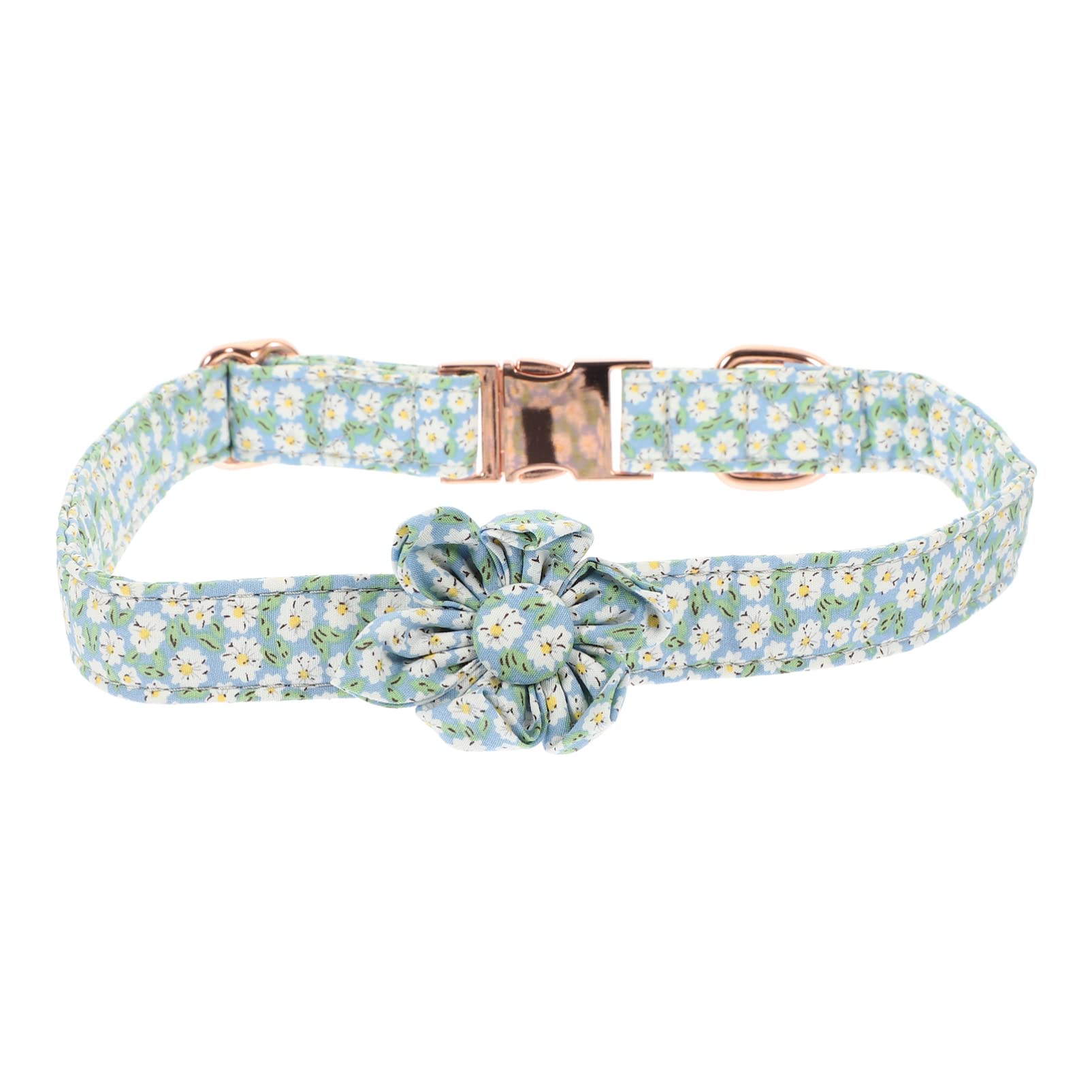 iPetBoom Adjustable Floral Dog Collar with Bowtie - Soft Puppy Neck Tie for Grooming, Training & Special Occasions | Perfect for Weddings, Photo Shoots & Daily Walks