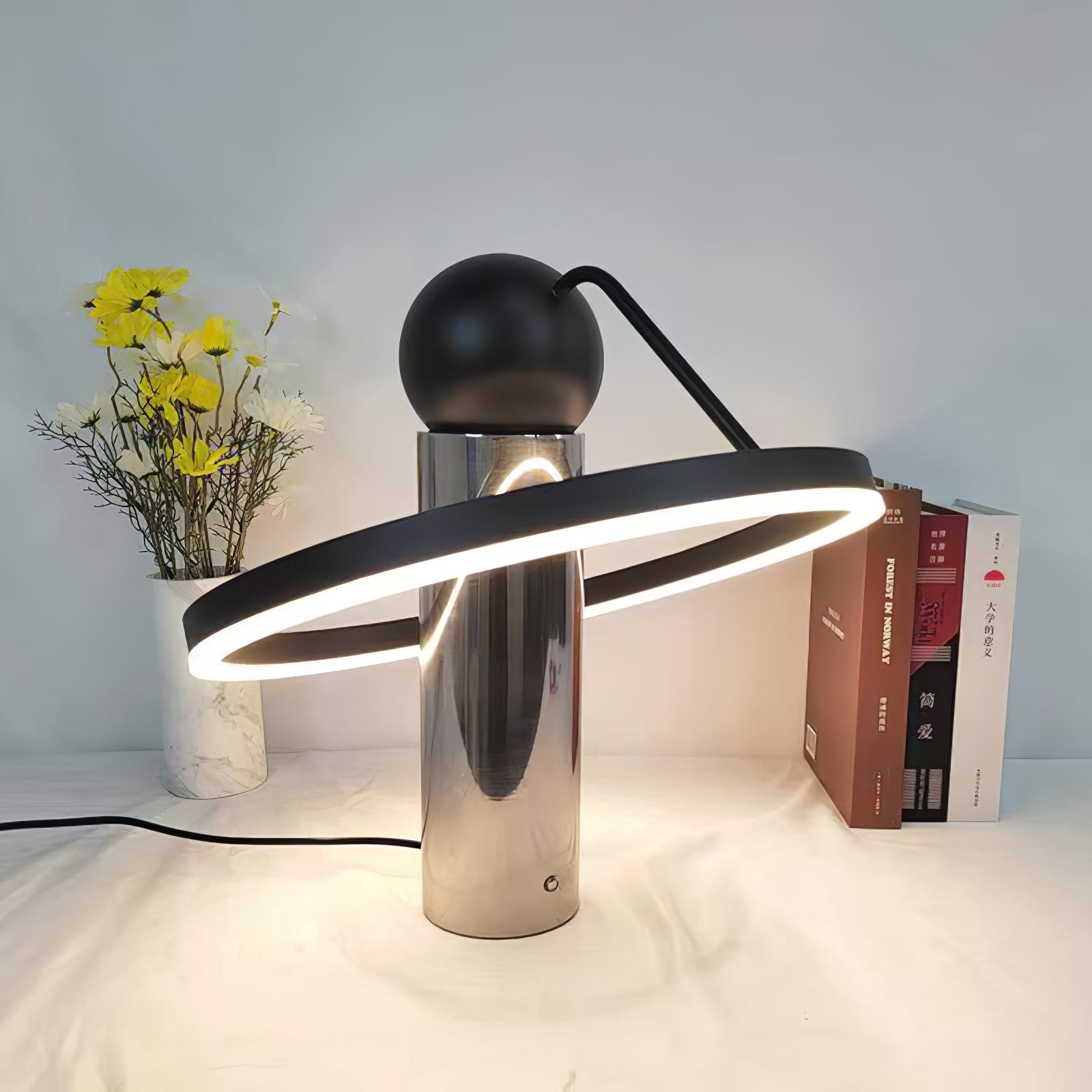 Modern LED Table Lamp for Home & Office - Adjustable Brightness, Energy Efficient Desk Light for Reading, Working, and Decor - Perfect for Bedroom, Living Room, or Study Area