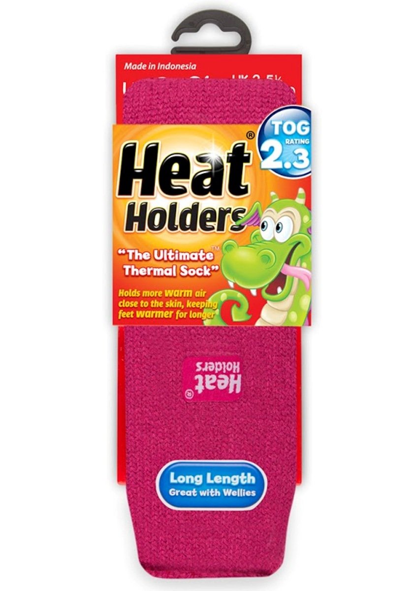 Heat Holders Thermal Socks for Kids - Ultra Warm Winter Socks for Boys & Girls - Perfect for Snow Play, Skiing & Cold Weather Activities