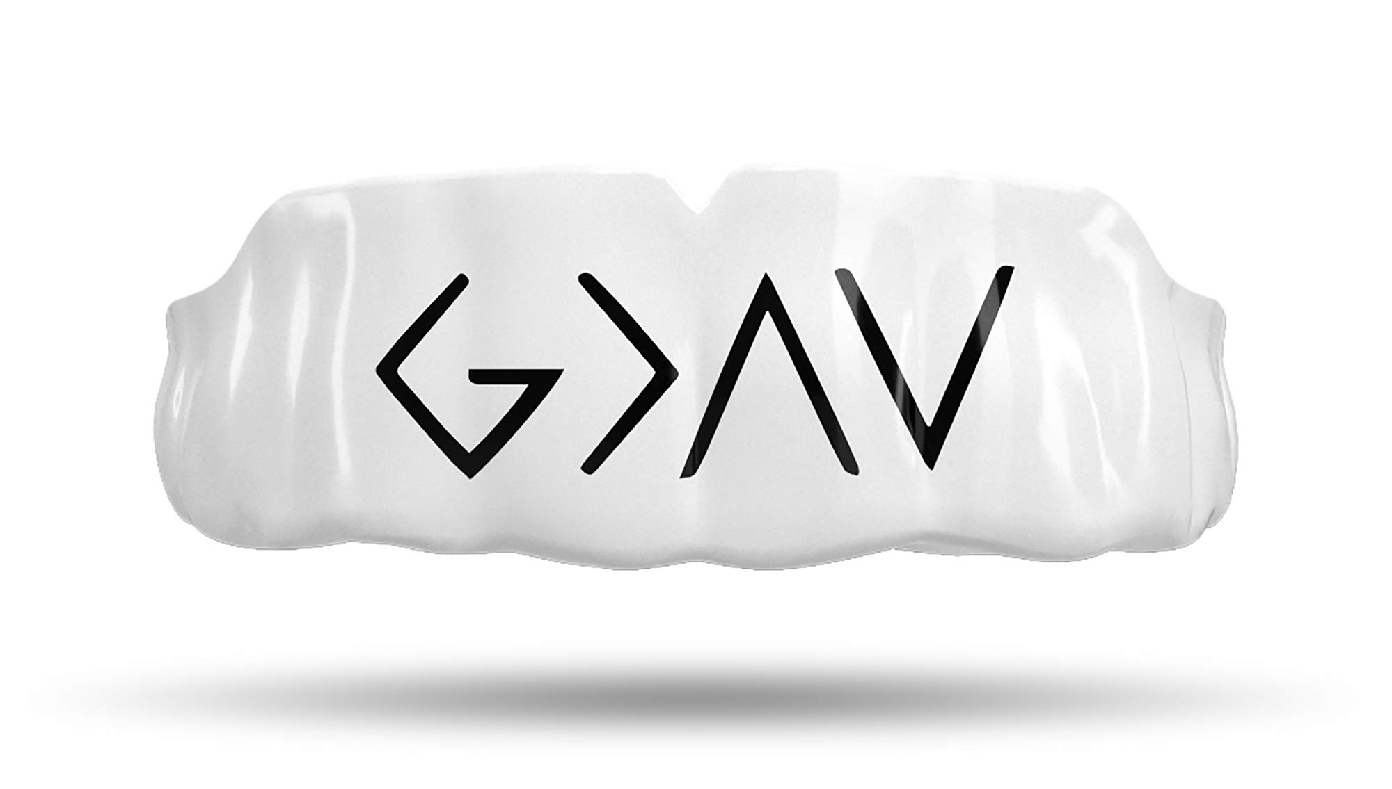 Professional Custom-Fit Impact Mouthguard for Boxing, MMA & Muay Thai - Youth & Adult Sports Protection (God is Greater White) - Perfect for Training, Sparring & Competition