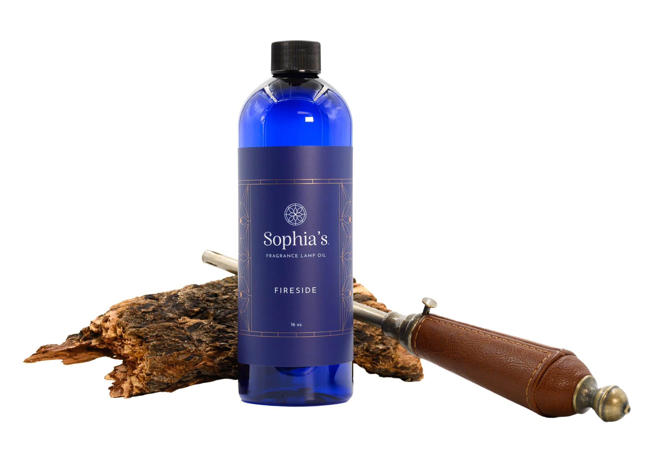 Sophia's Fireside Fragrance Lamp Oil Refills - 16oz Premium Catalytic Scented Oil for Redolere & Effusion Lamps | Made in USA | Perfect for Home Aromatherapy, Relaxation & Creating Cozy Atmosphere