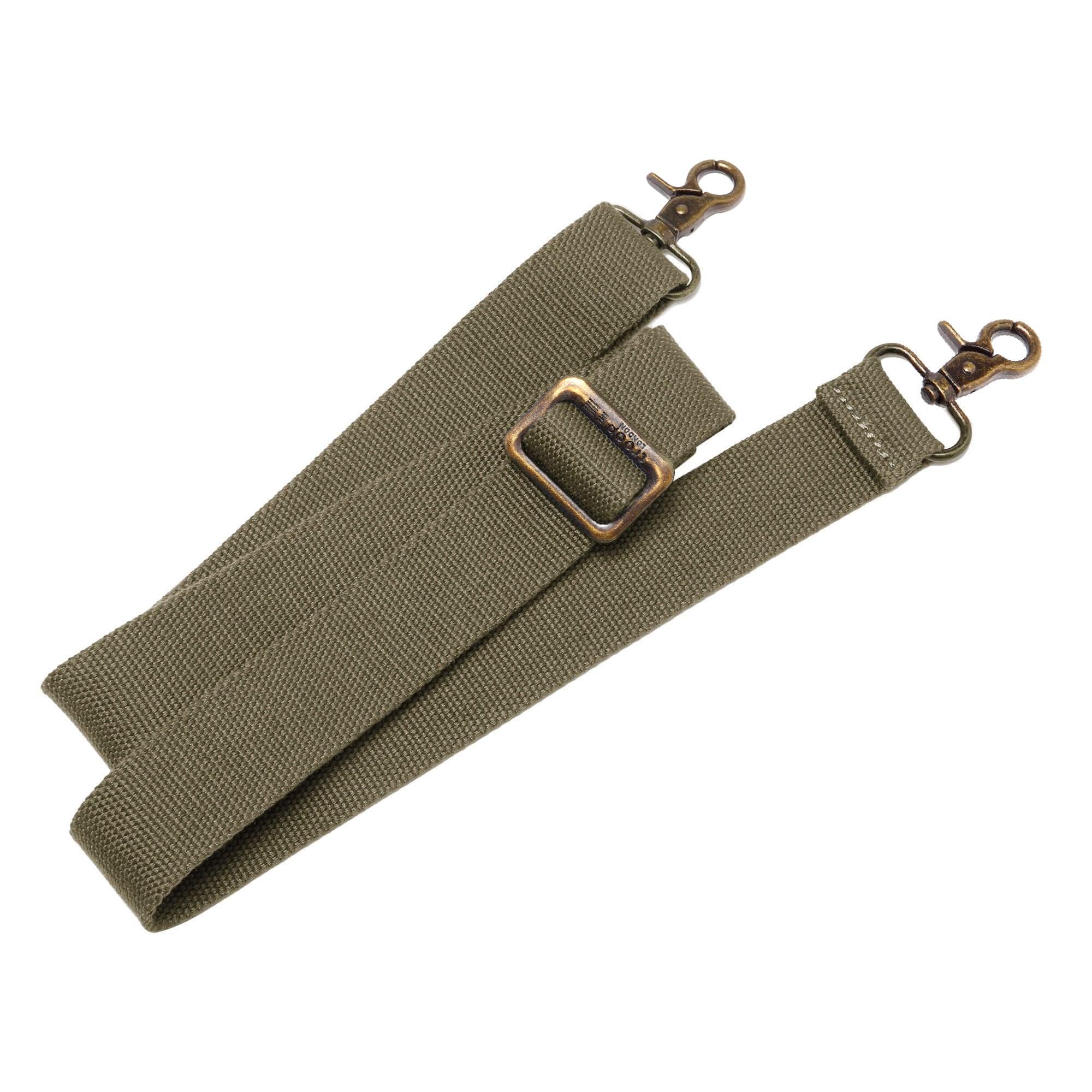 Troop London Detachable Adjustable Canvas Shoulder Strap - Durable & Comfortable for Bags, Luggage & Travel Accessories | Perfect for Backpacks, Totes & Messenger Bags