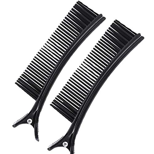 Hair Sectioning Clips for Styling - Large Plastic Hair Clips with Strong Grip & Built-in Comb - Professional Salon Quality for Women, Girls & Hairstylists - Perfect for Hair Coloring, Cutting & Blowouts