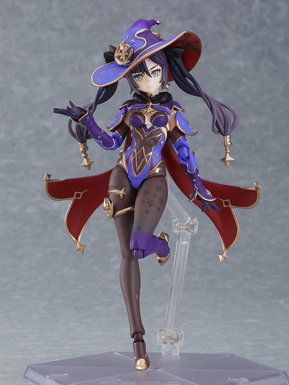 Figma #548 Mona Megistus (Mirror Reflection of Doom Ver.) Genshin Impact Collectible Action Figure - Perfect for Anime Fans, Gaming Display & Cosplay Inspiration