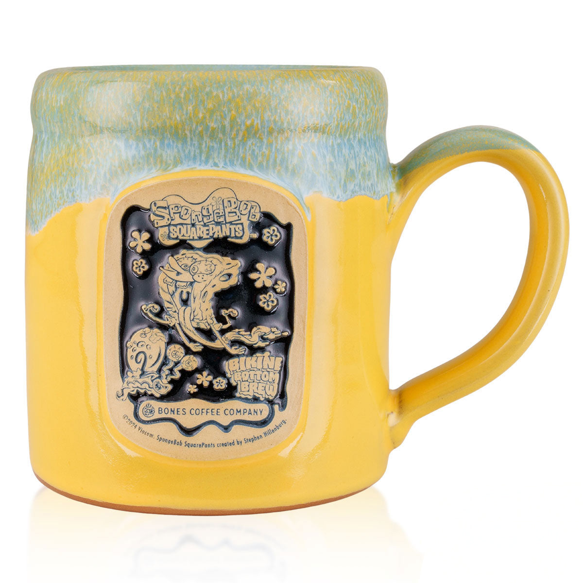 Bikini Bottom Brew Handcrafted Ceramic Mug - SpongeBob Themed Coffee Cup for Home, Office & Gifts - Perfect for Hot Drinks & Collectors
