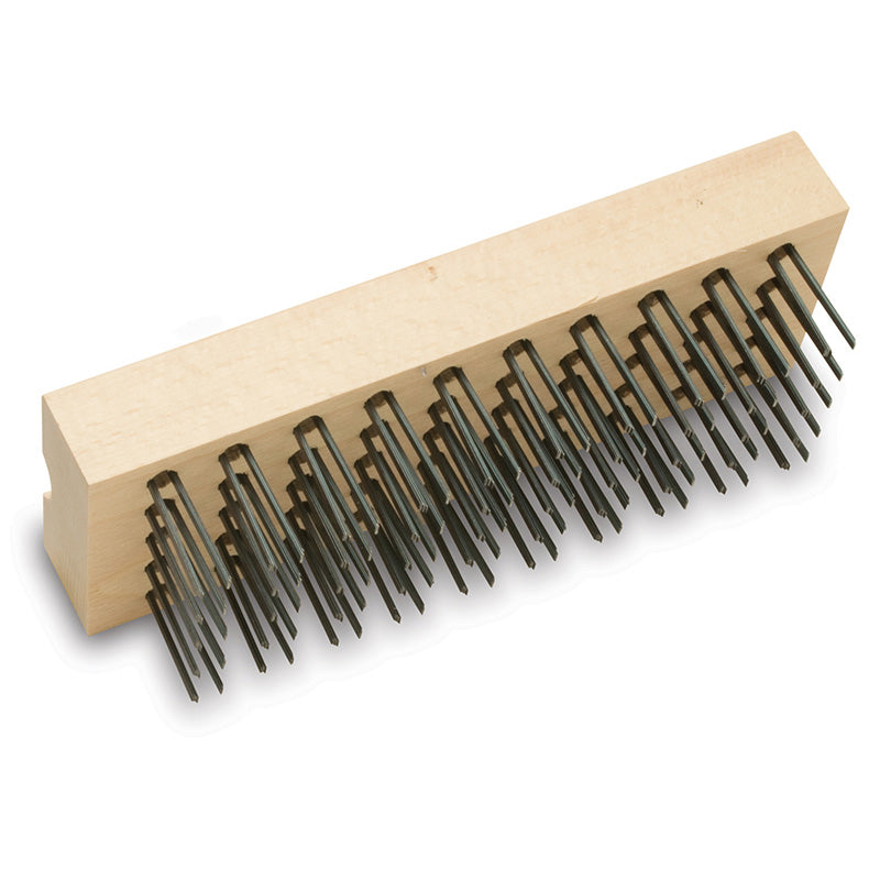 **Stainless Steel Flat Wire Bristle Replacement Head for Grill Brush – Heavy Duty BBQ Cleaning Tool – Perfect for Gas, Charcoal, and Electric Grills**