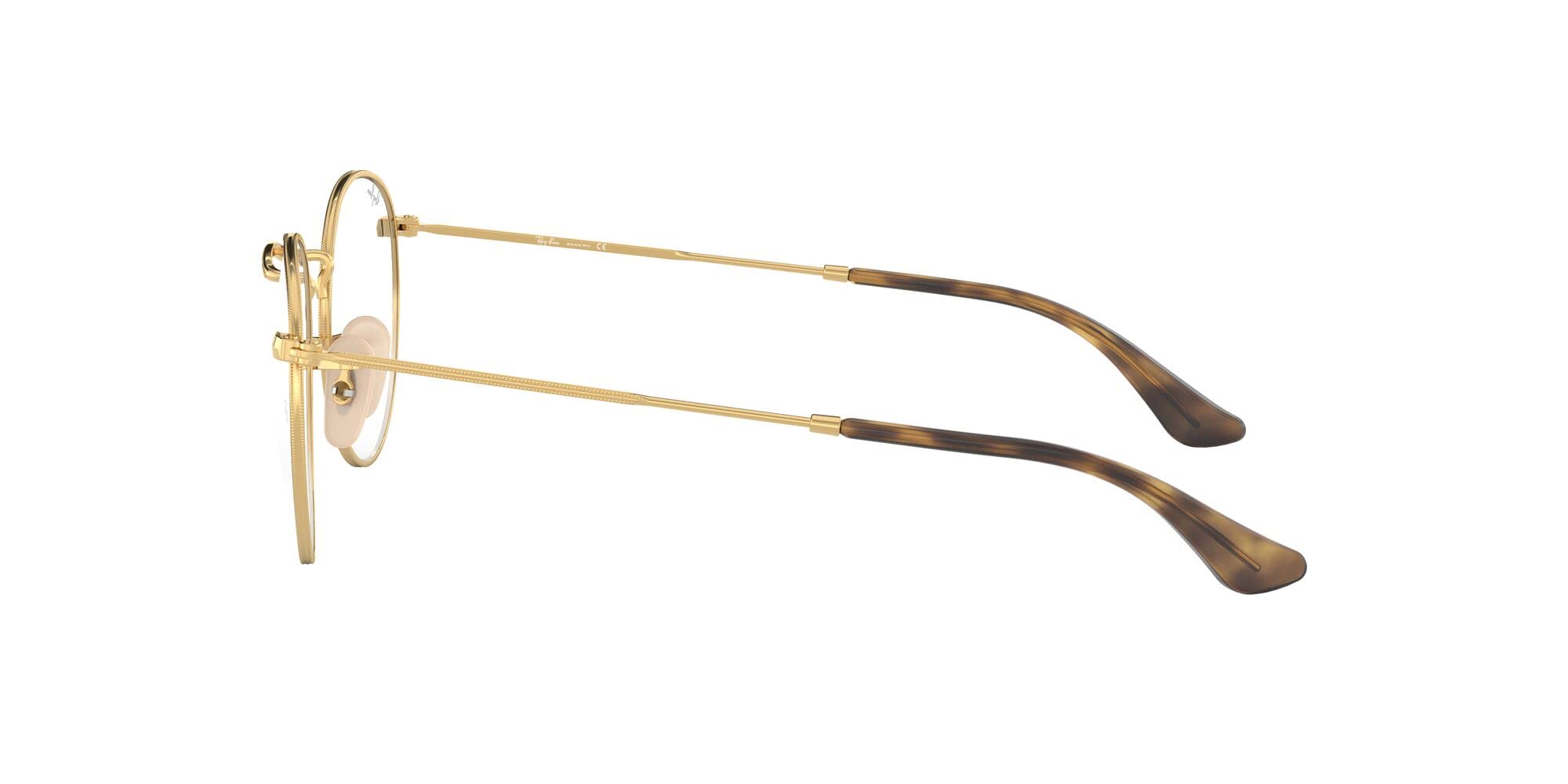 Ray-Ban Rx3447v Round Metal Prescription Eyeglass Frames - Classic Retro Style for Men & Women - Perfect for Reading, Driving & Fashion Accessories