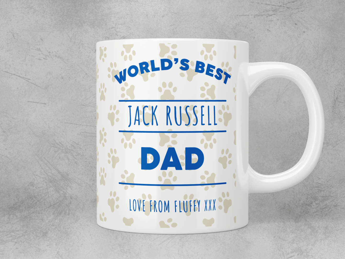 Personalized Best Dog Dad Coffee Mug - Custom Engraved Gift for Dog Lovers - Perfect for Father's Day, Birthday & Pet Lovers