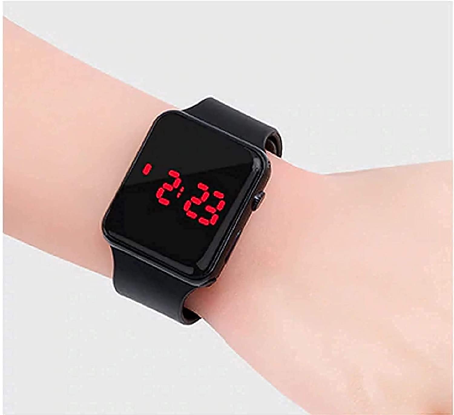 LAKSH Women's Analog & Digital Watch with Leather & Rubber Straps - Stylish Gift for Girls (SR-613 AT-613) - Perfect for School, Work & Casual Wear