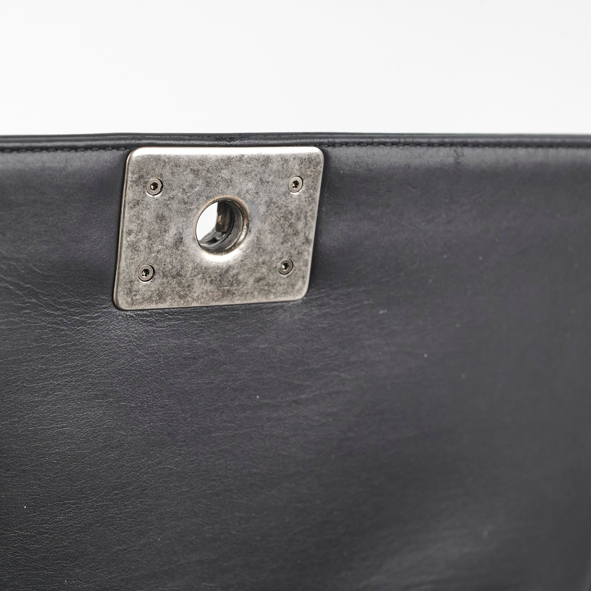 Chanel Quilted Old Medium Boy Bag in Black - Luxury Crossbody Handbag for Women, Perfect for Date Night & Evening Events